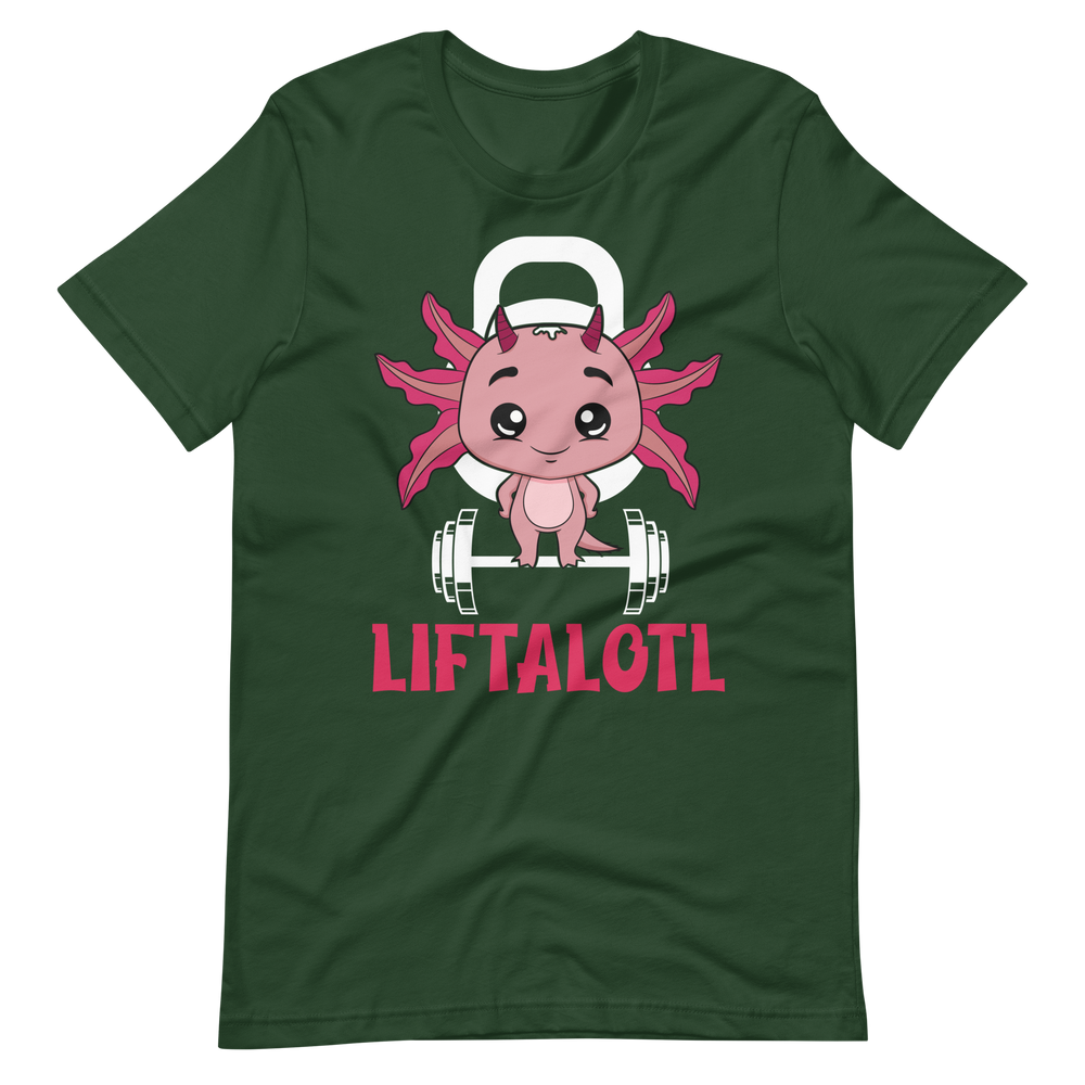 Liftalotl Anime! T-Shirt für Fitness- und Anime-Liebhaber