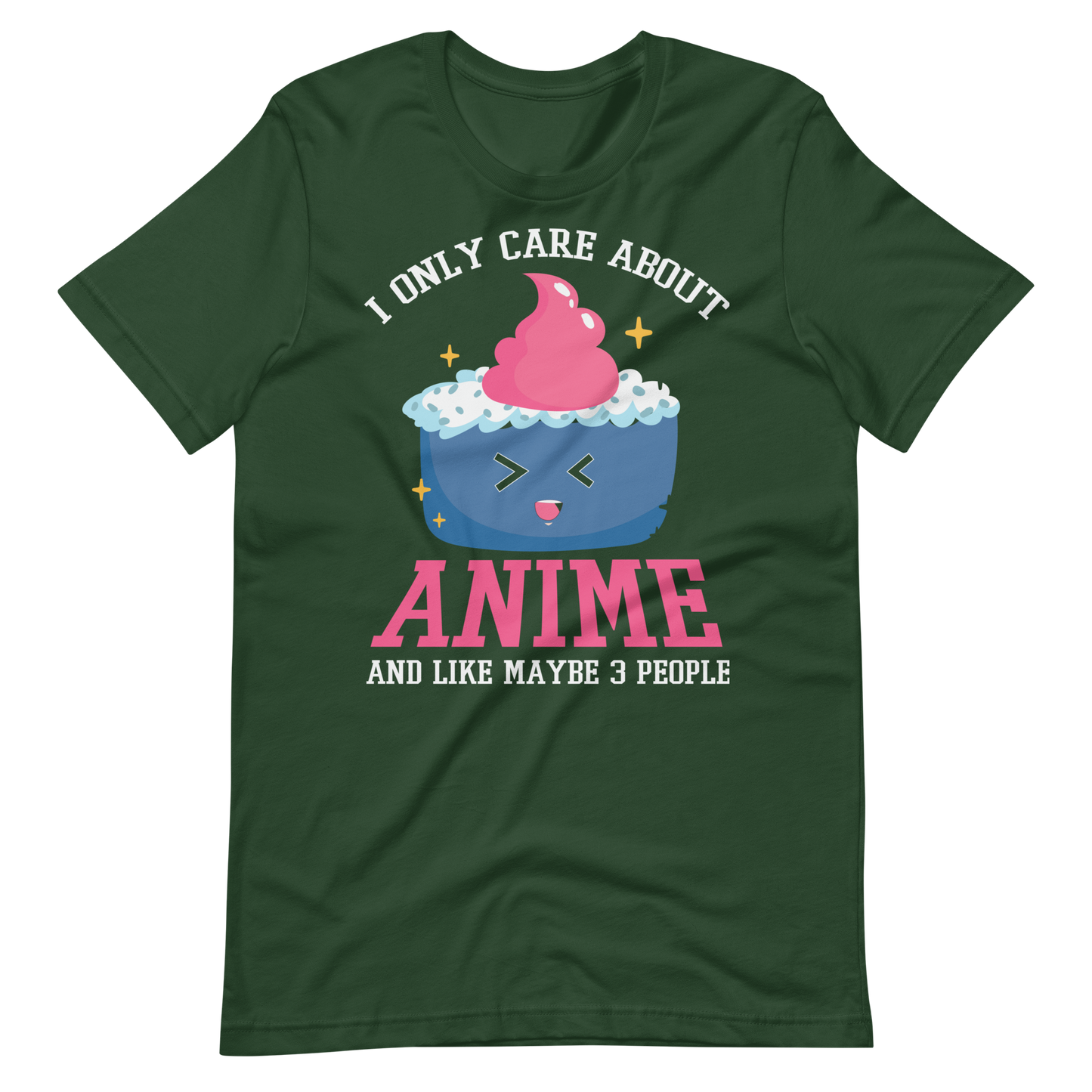 I only care about Anime! T-Shirt für Anime-Fans