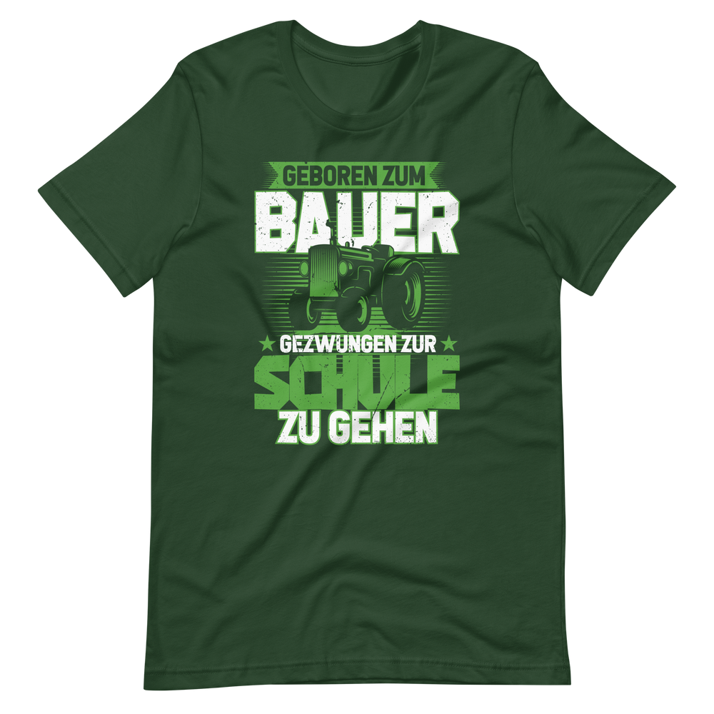 Geboren zum Bauer T-Shirt, witziges Bauernhof Shirt