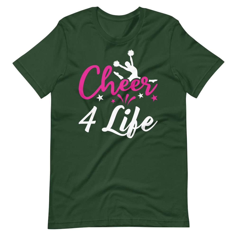 Cheer 4 Life! T-Shirt für Damen und Herren