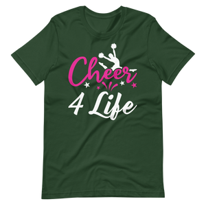 Cheer 4 Life! T-Shirt für Damen und Herren