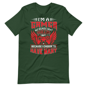 Lustiges Gamer-Shirt - I am a Gamer, and I have many Lifes! - Gamer Shirts