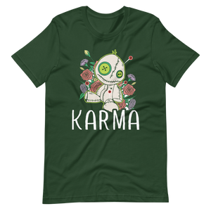Karma Doll Logo! Einzigartiges T-Shirt für Frauen