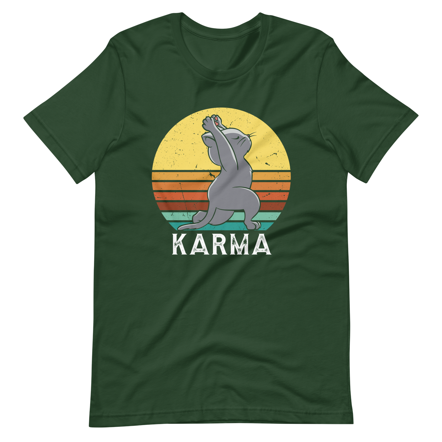 Karma CAT! T-Shirt | Lustiges Katzenmotiv