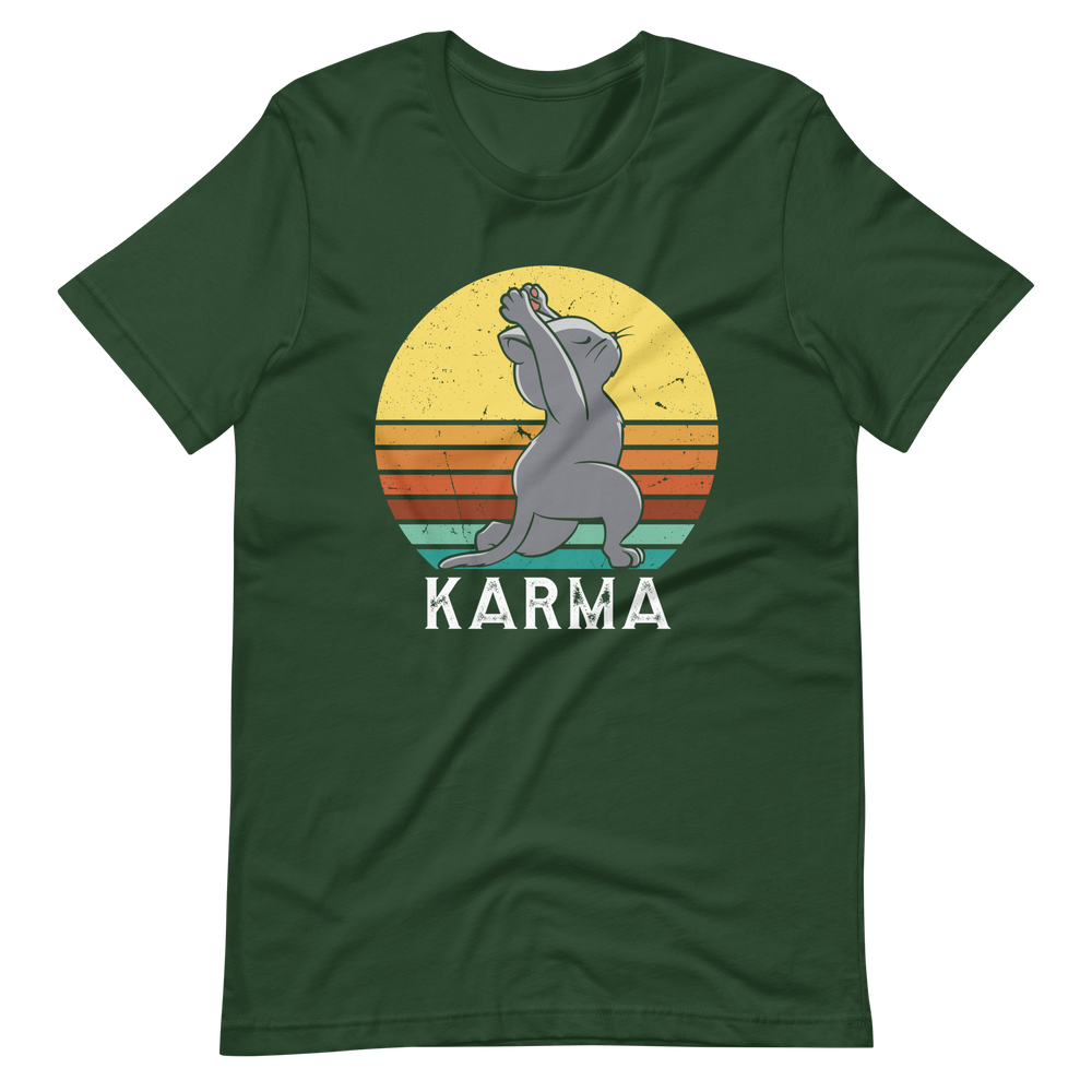 Karma CAT! T-Shirt | Lustiges Katzenmotiv