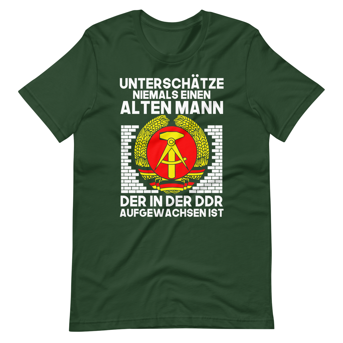 DDR Aufgewachsen T-Shirt - Ostalgie und Stolz vereint
