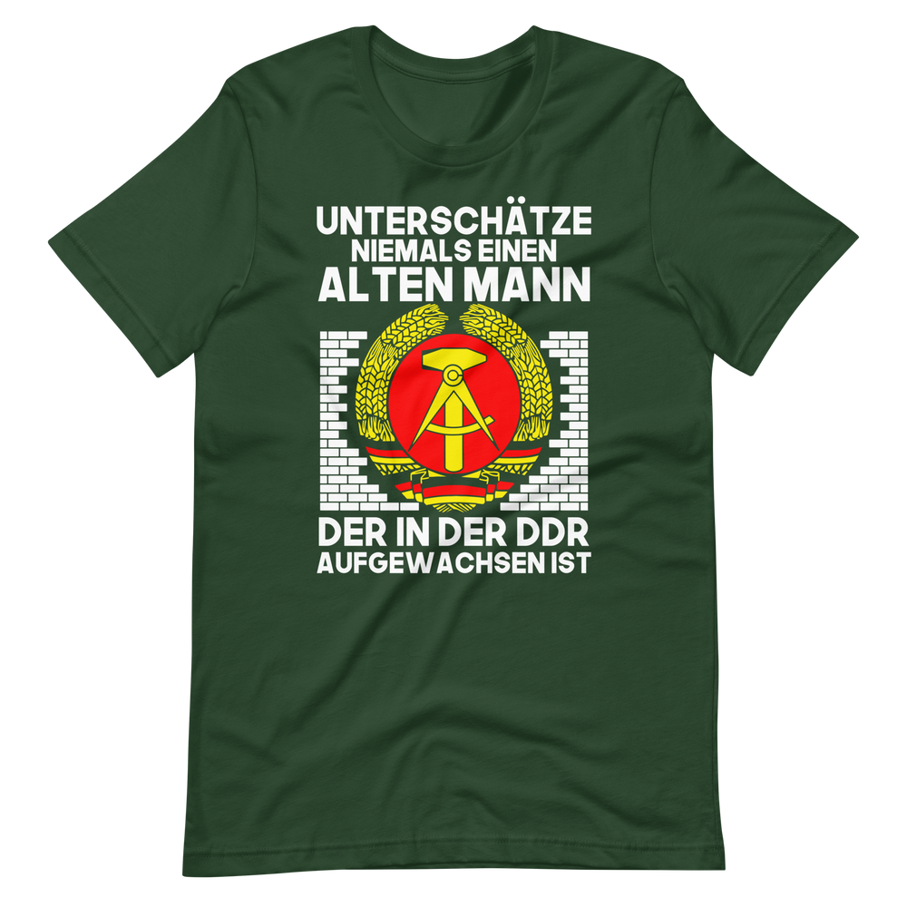 DDR Aufgewachsen T-Shirt - Ostalgie und Stolz vereint