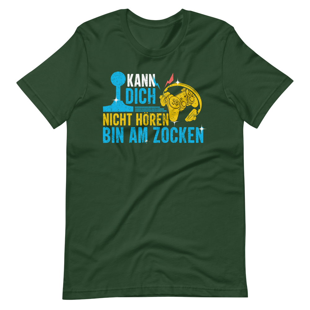 Kann Dich Nicht Horen Bin Am Zocken - Gamer T-Shirt