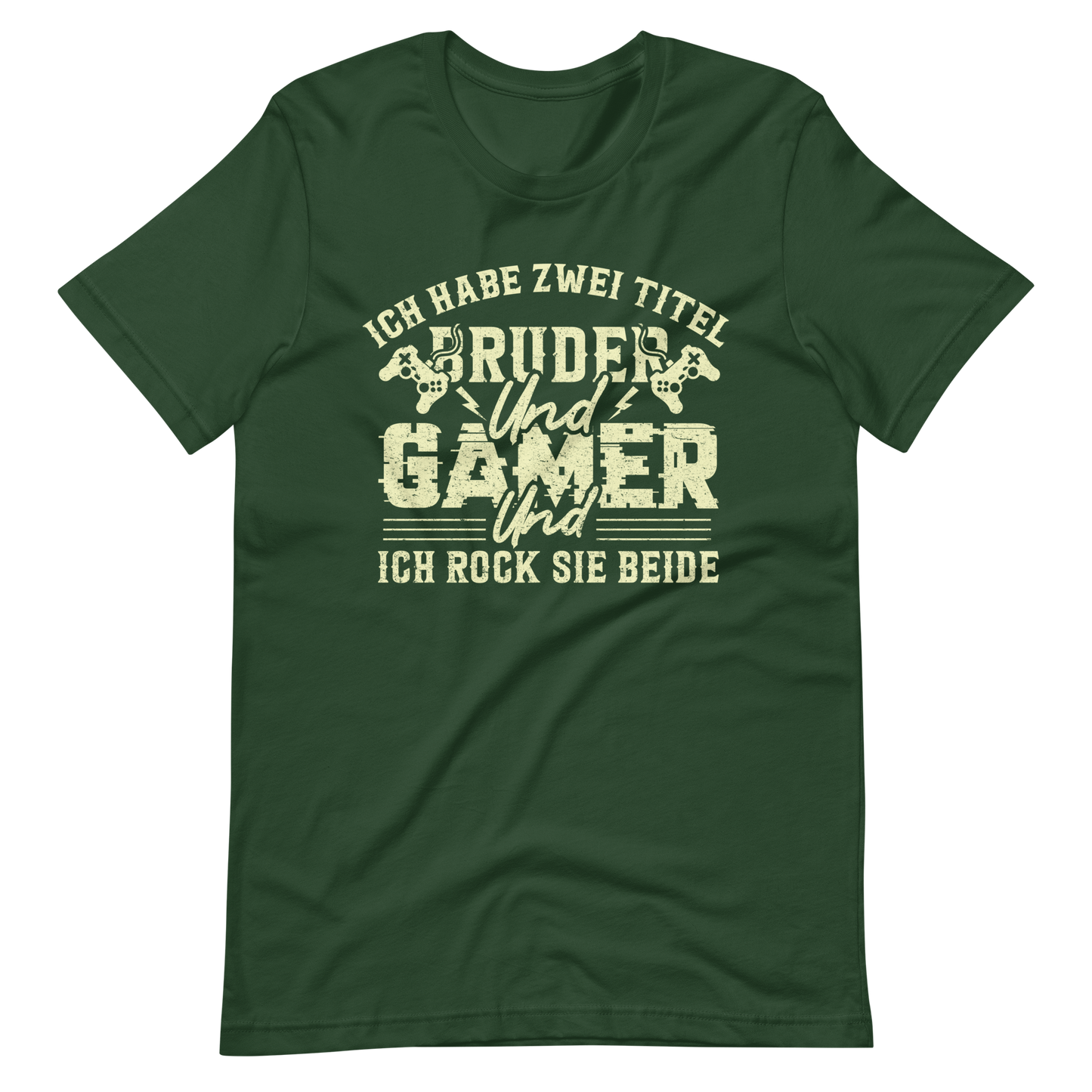 Bruder und Gamer - ich rock beide Titel – Gamer Shirt