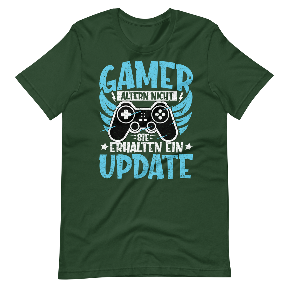 Gamer Altern Nicht, Sie Erhalten Ein Update - Gamer Shirt