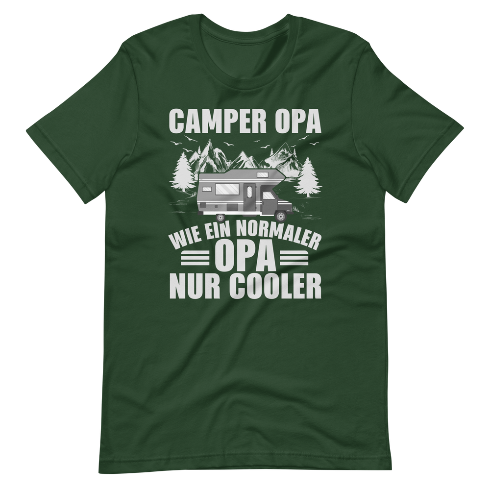 Camper Opa T-Shirt | Cooler Opa Camping Spruch Shirt