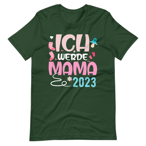 Lustiges T-Shirt "Ich werde Mama - 2023" für werdende Mütter