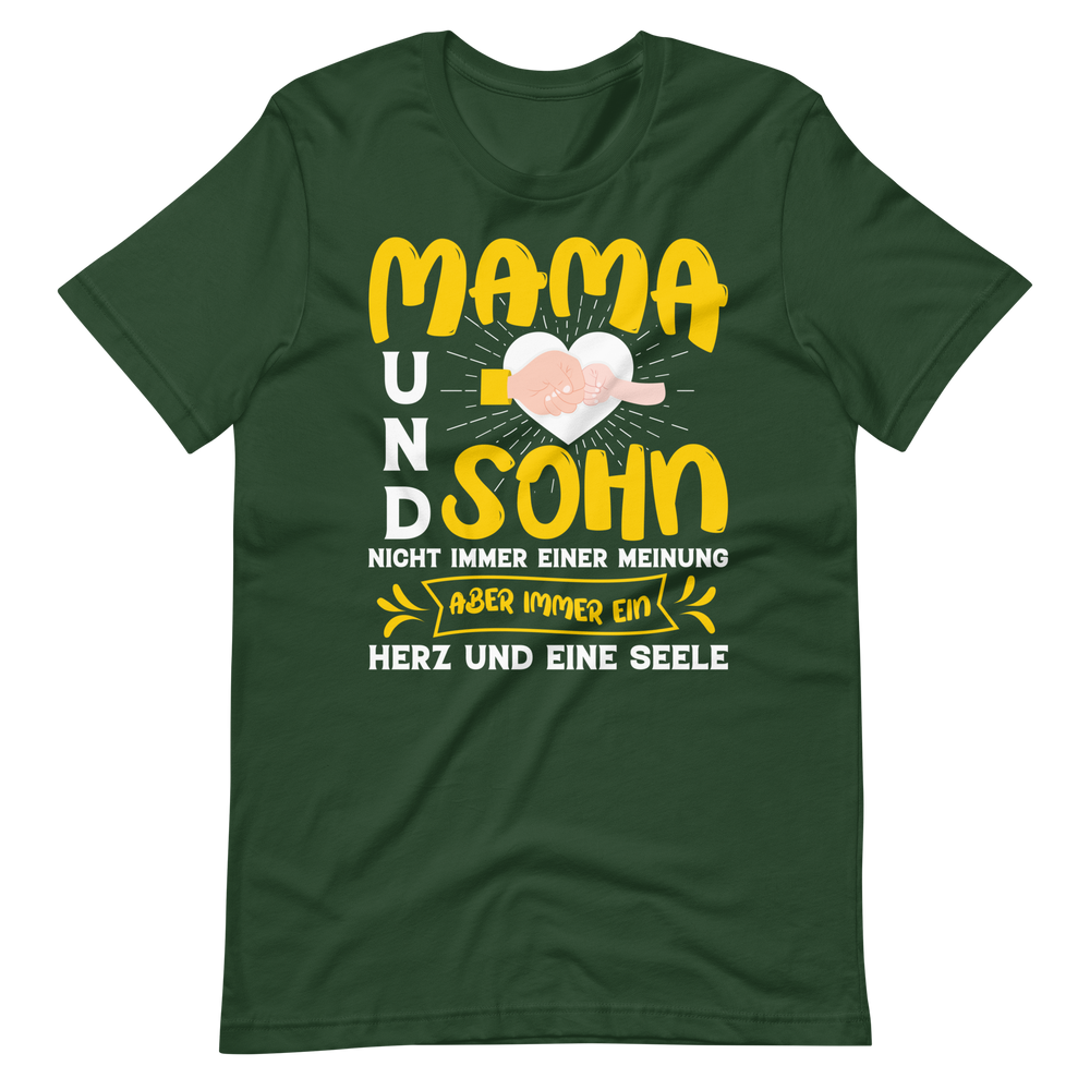 Mama und Sohn T-Shirt | Ein Herz und eine Seele