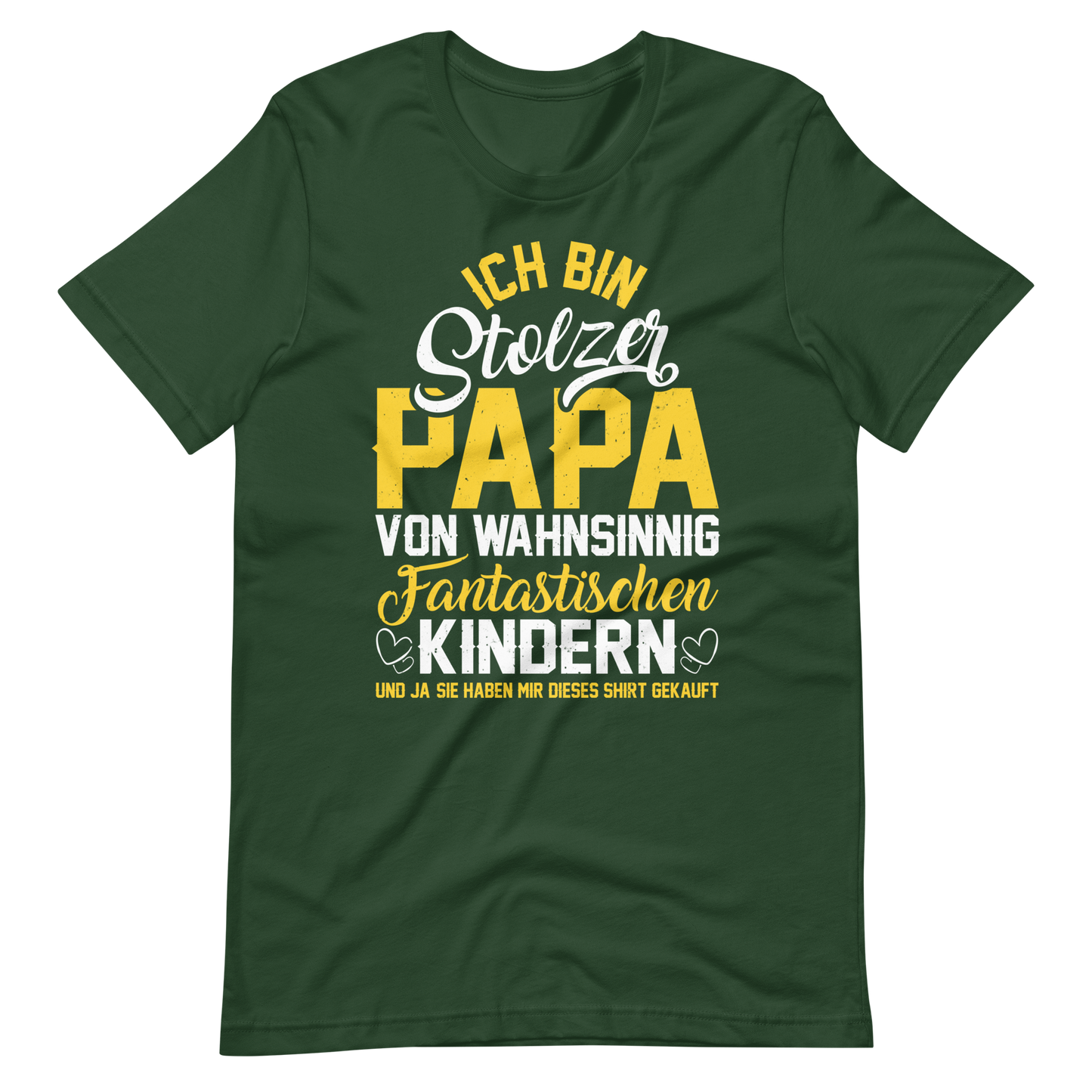 Stolzer Papa von fantastischen Kindern T-Shirt | Vatertagsgeschenk