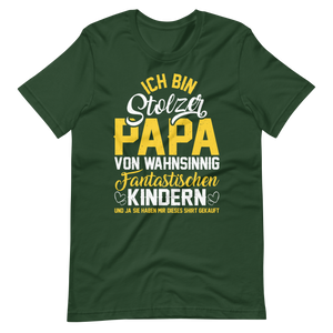 Stolzer Papa von fantastischen Kindern T-Shirt | Vatertagsgeschenk