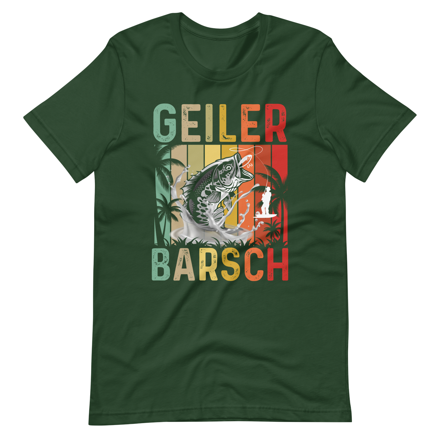 Kaufe jetzt mein T-Shirt "Geiler BARSCH - Barschangeln"