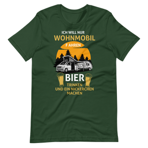 Kaufe jetzt mein T-Shirt "Campen, Bier, Nickerchen!"