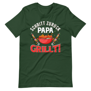 Papa GRILLT - Schritt zurück, Achtung! T-Shirt