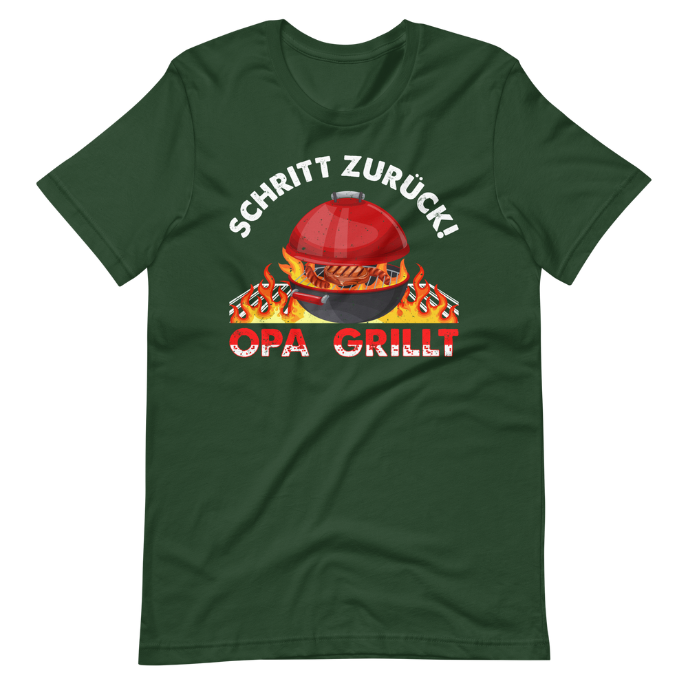 Schritt zurück! OPA grillt T-Shirt