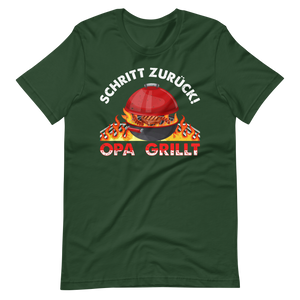 Schritt zurück! OPA grillt T-Shirt