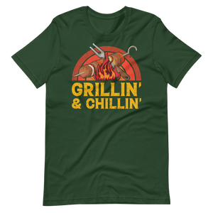 Grillin und Chillin. Entspannt grillen. T-Shirt