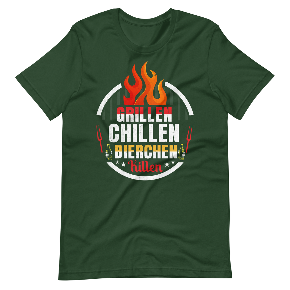 Grillen! Chillen! Bierchen Killen! T-Shirt