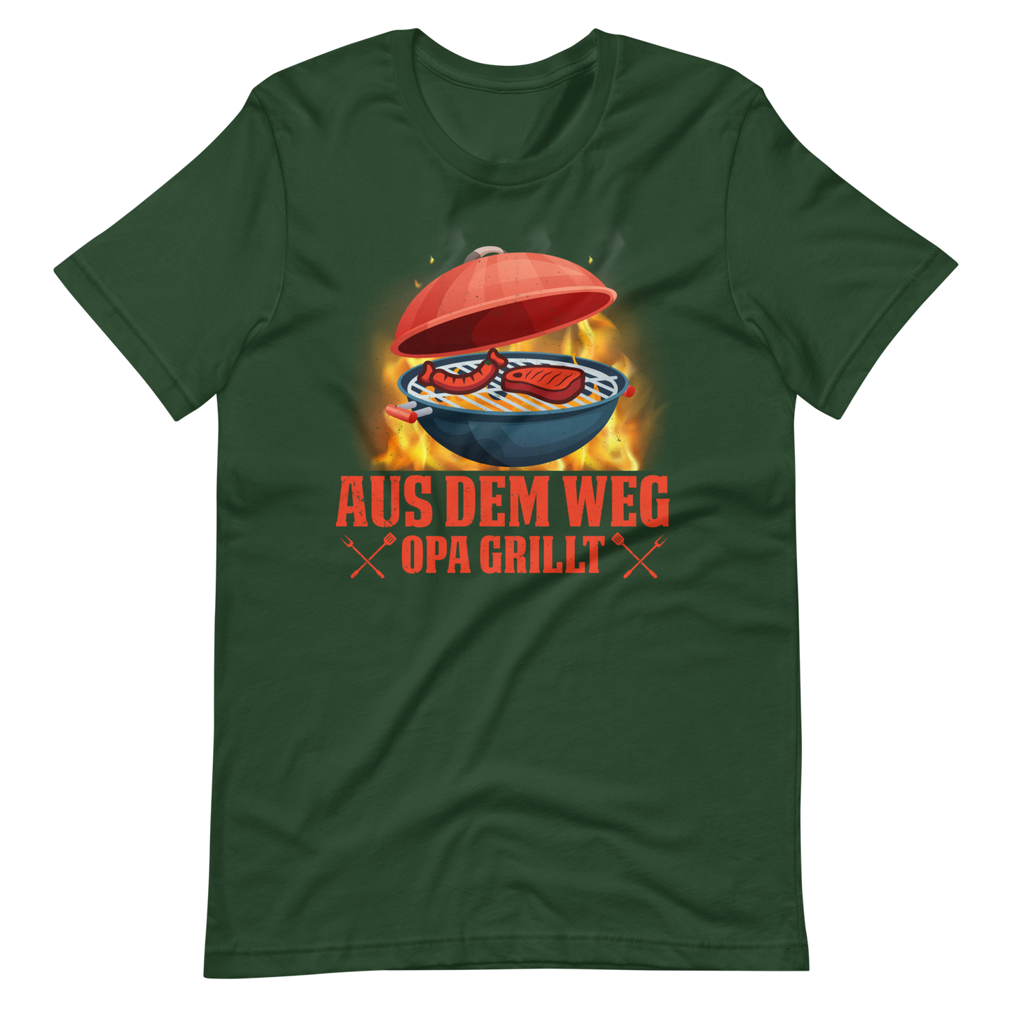 Lustiges Grill T-Shirt - OPA grillt!