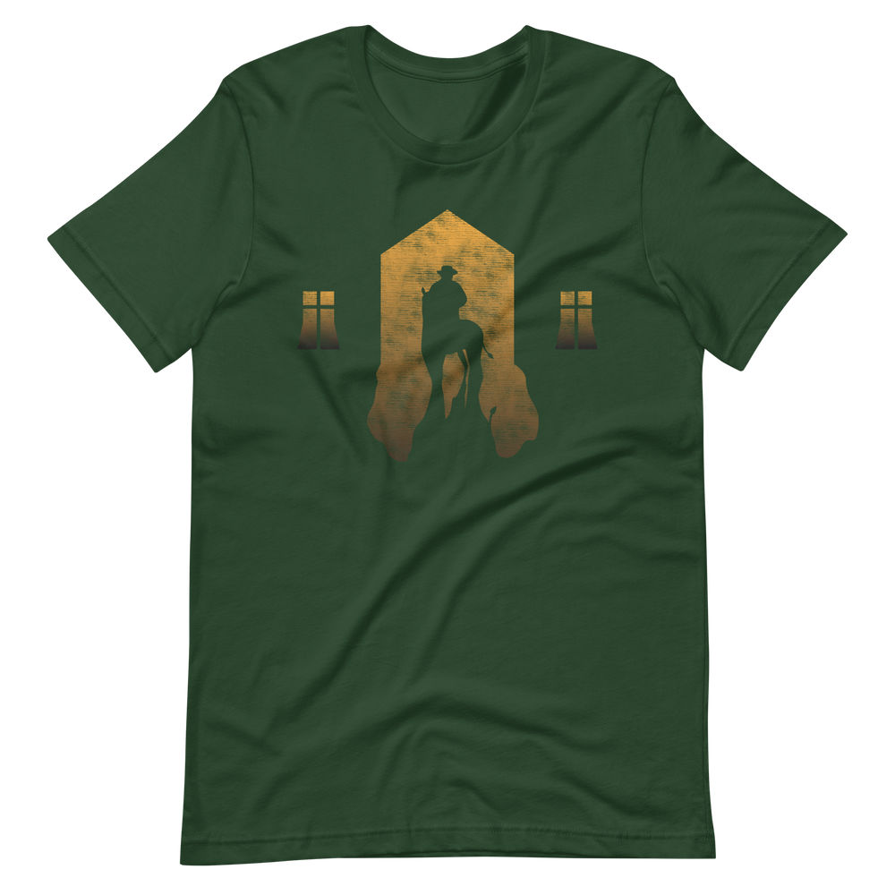 Retro Vintage T-Shirt - Pferdesilhouette!