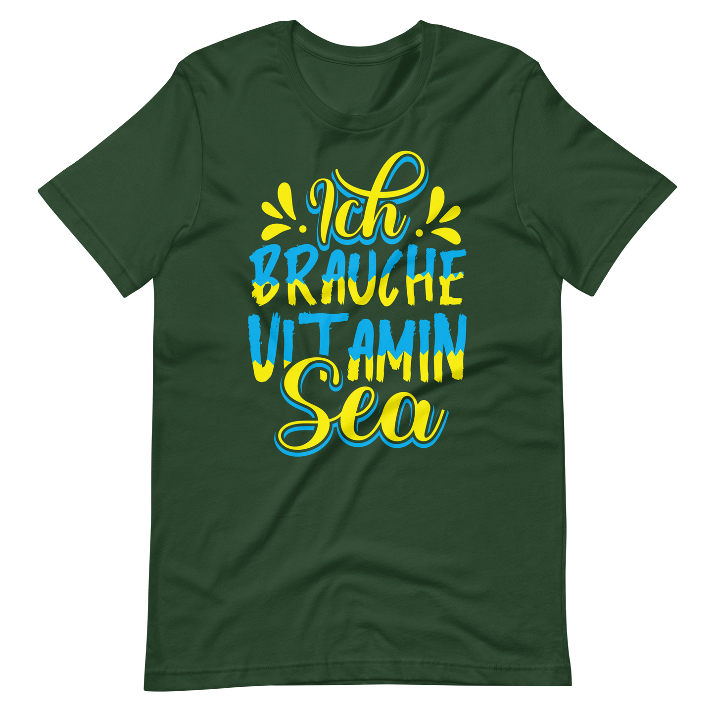 Lustiges T-Shirt "Vitamin SEA!" für Strandliebhaber | Baumwollqualität