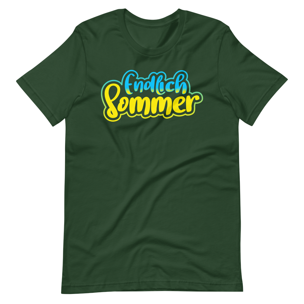 Trendiges T-Shirt "Endlich Sommer! Logo Style!" | Lässiger Look