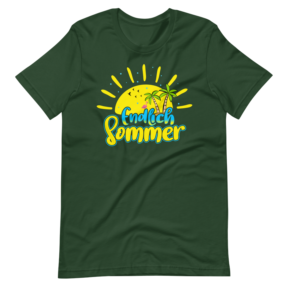 Sommer-T-Shirt "Endlich Sommer! Fun Style!" | Lässiger Look