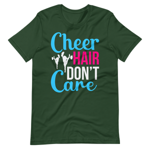 Cheer Hair Don't Care – Tolles Cheerleader Shirt