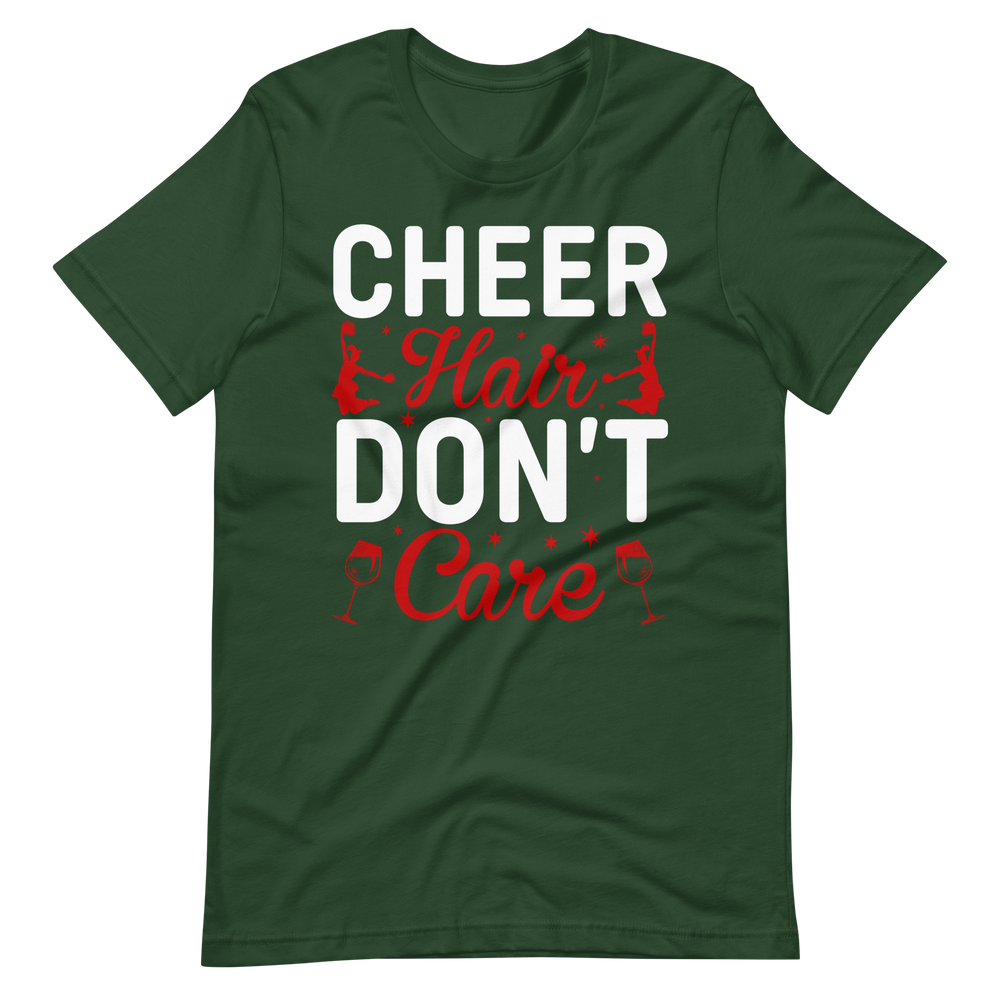 Cheer Hair Don't Care – Tolles Cheerleader Shirt