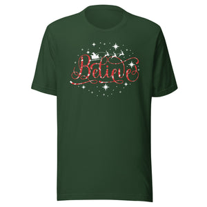 Glaube an Weihnachten - Inspirierendes T-Shirt für die festliche Jahreszeit