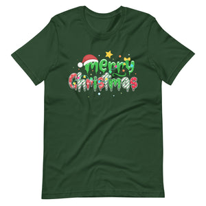 Merry Christmas Slogan - Weihnachten T-Shirt mit festlichem Charme