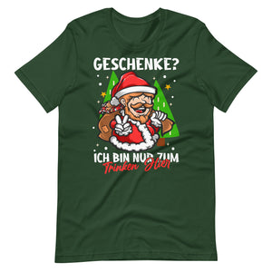 Weihnachten, hier nur zum Trinken! Lustiges Weihnachts-T-Shirt