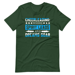 Cheerleading: Wo der Geist führt! Inspirierendes T-Shirt