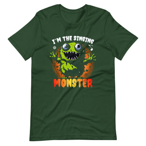 Halloween T-Shirt: I am the singing MONSTER - Spaßiges Gruselshirt