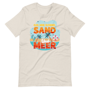 Lustiges T-Shirt "Sonne, Sand, Meer!" für den Sommer | Trendiger Look