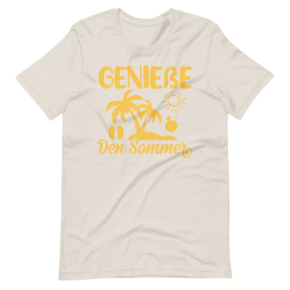 Sommer-T-Shirt "Genieße den Sommer!"