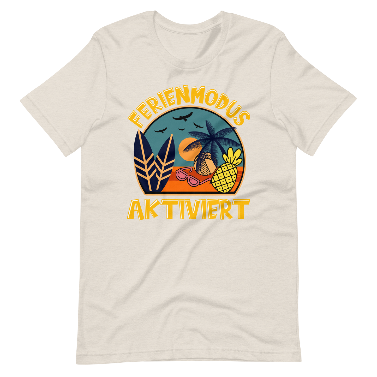 Lustiges T-Shirt "Ferienmodus aktiviert! Sommer ist da!" | Sommerliche Vibes