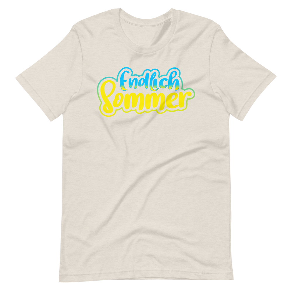 Trendiges T-Shirt "Endlich Sommer! Logo Style!" | Lässiger Look