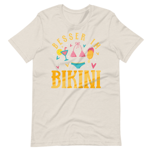 Lustiges T-Shirt "Besser im Bikini!" | Sommerlicher Style