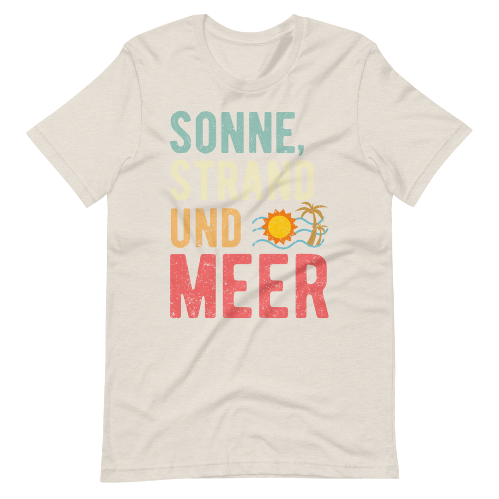 Sommer-T-Shirt "Sonne, Strand und MEER!" | Urlaubsfeeling pur