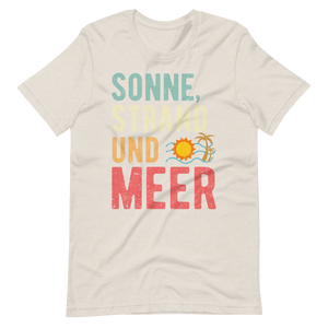 Sommer-T-Shirt "Sonne, Strand und MEER!" | Urlaubsfeeling pur