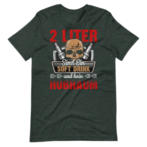 2 Liter Hubraum Softdrink T-Shirt | Lustiger Autoliebhaber Spruch