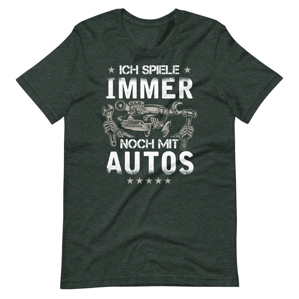 Lustiges T-Shirt - Ich spiele immer noch mit Autos