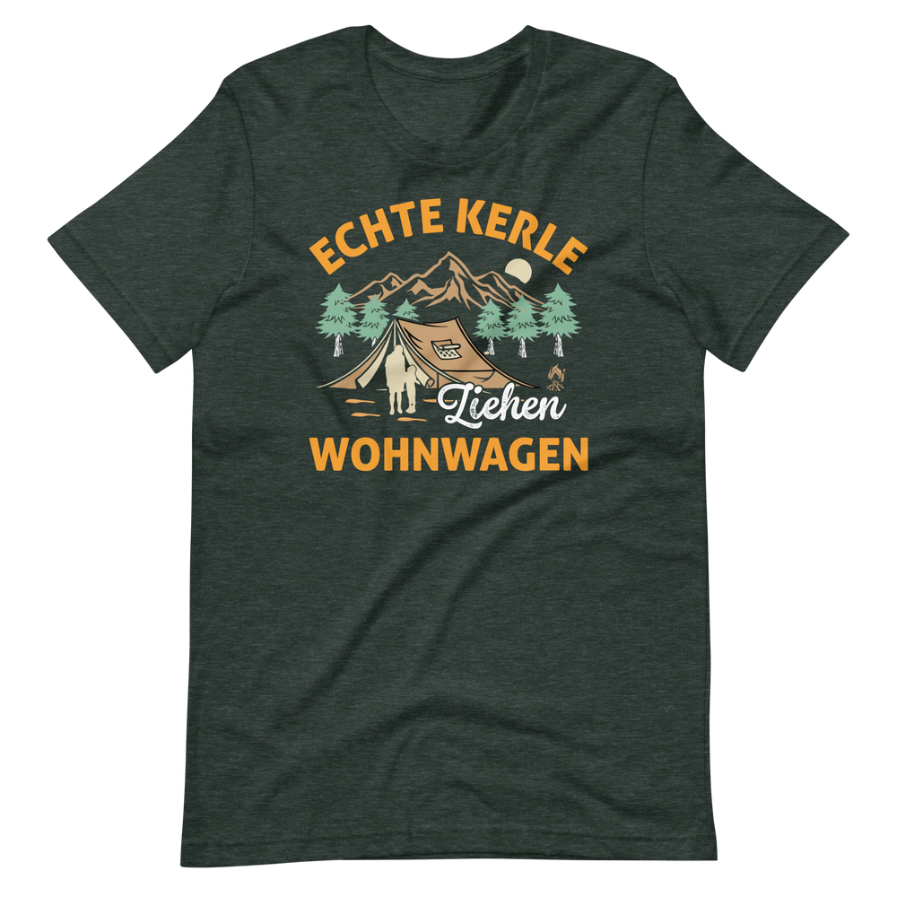 Echte Kerle ziehen Wohnwagen! Coole Männer Camping T-Shirt