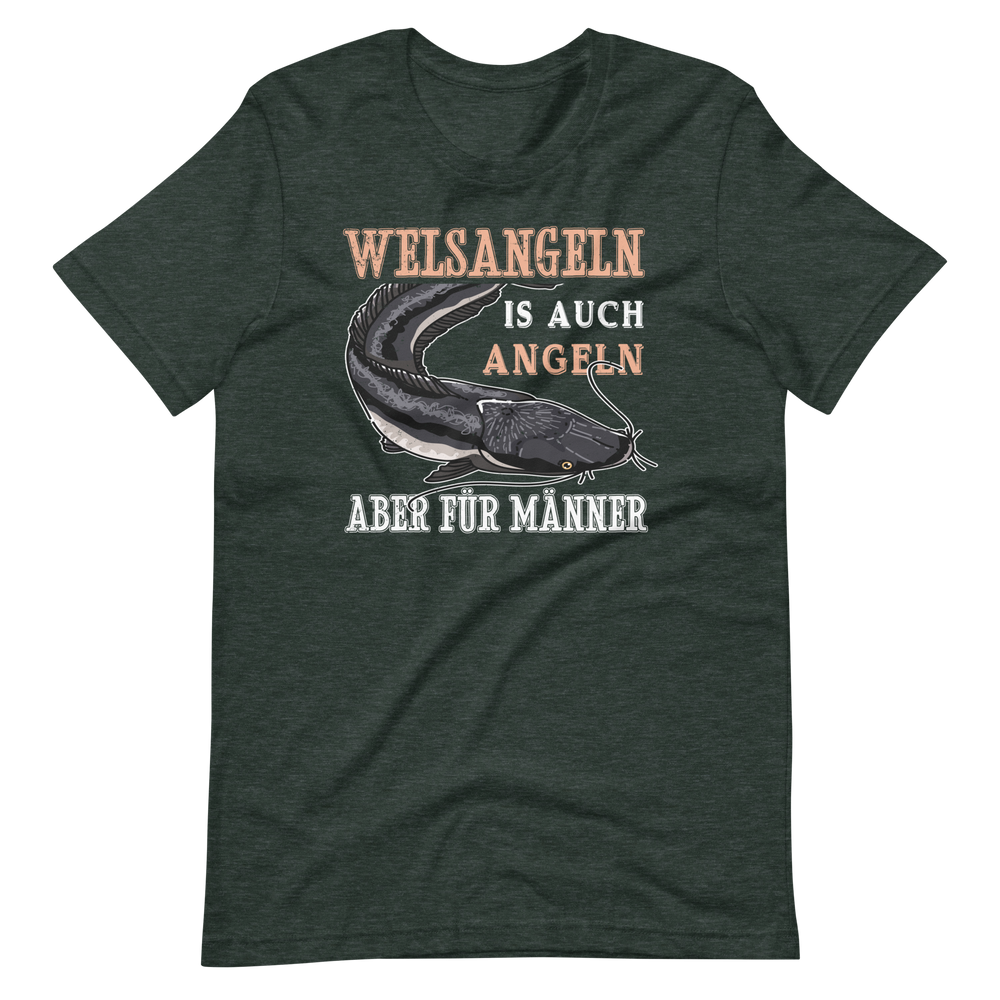 Welsangeln - viel cooler als Angeln T-Shirt | Angelshirt für Fischer