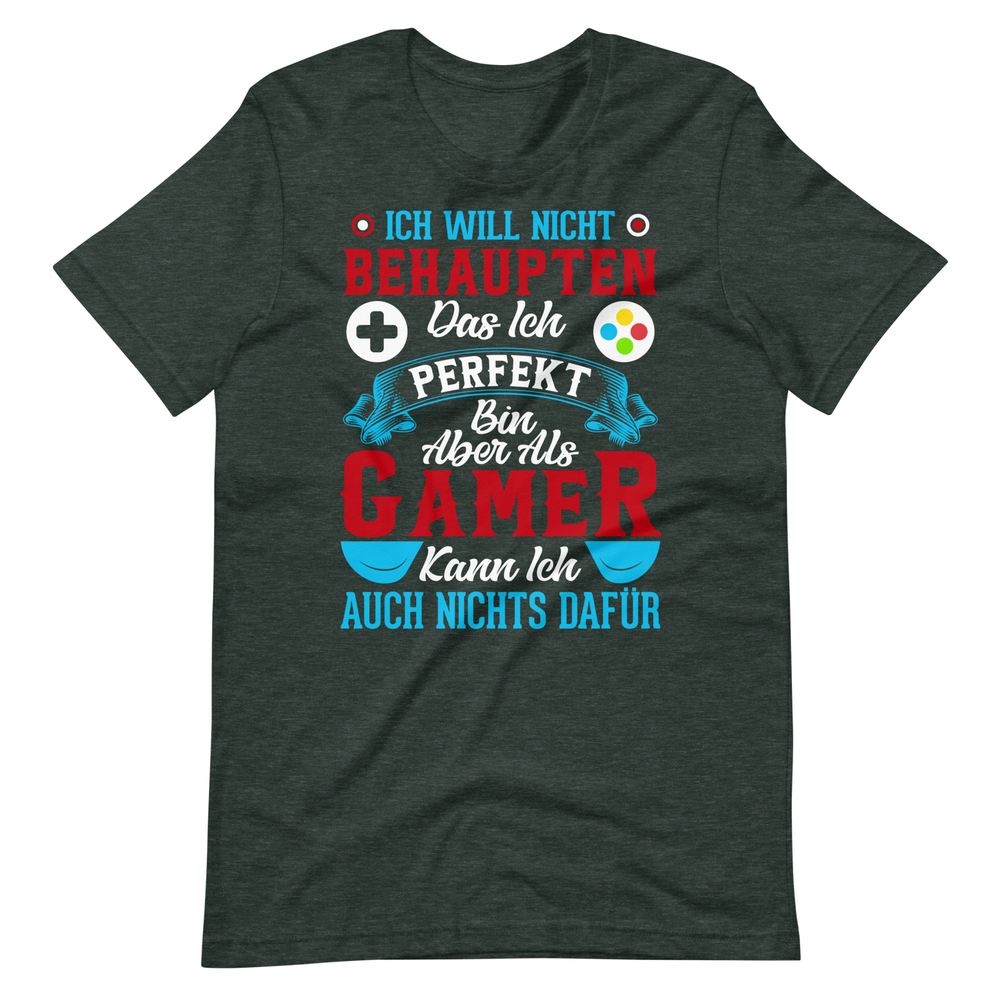 Ich bin als Gamer PERFEKT! - Lustiges T-Shirt für Videospiel-Liebhaber